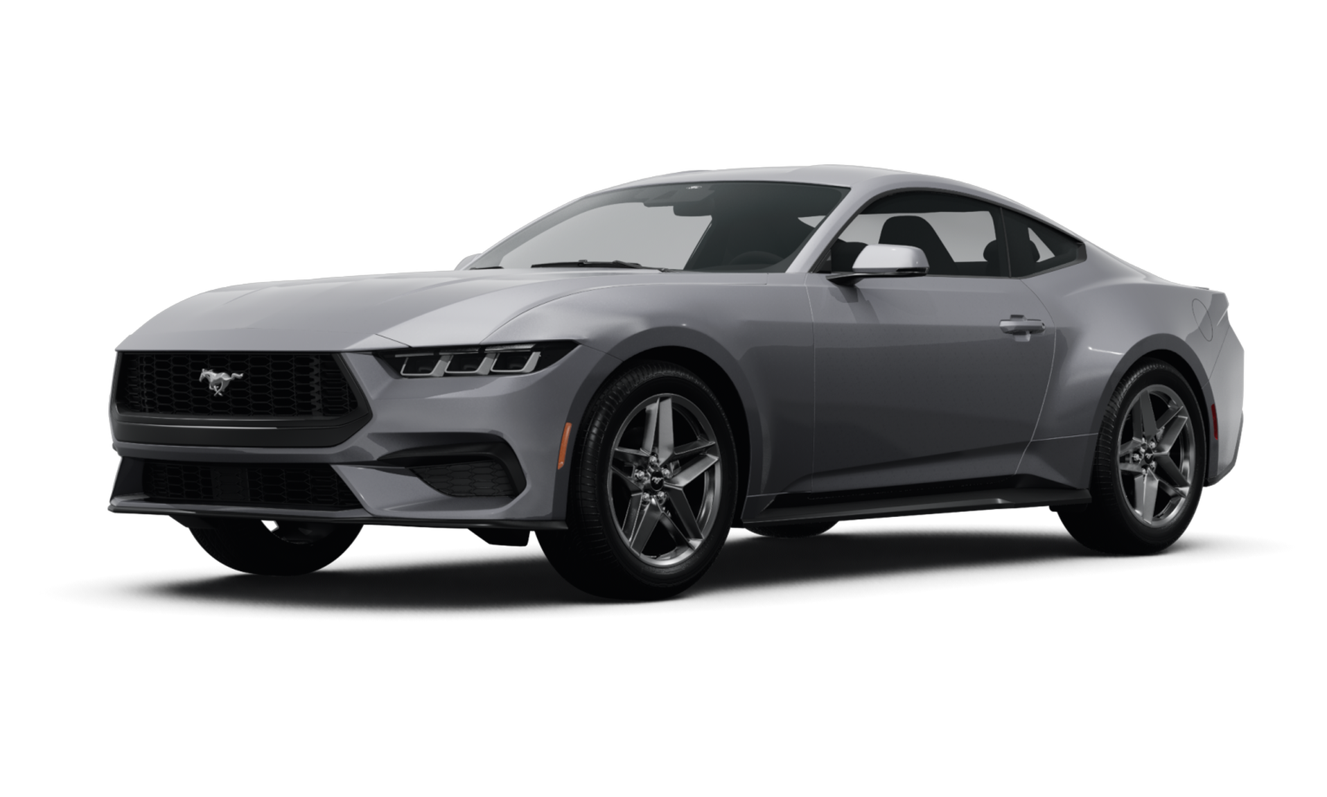 silver ford mustang 