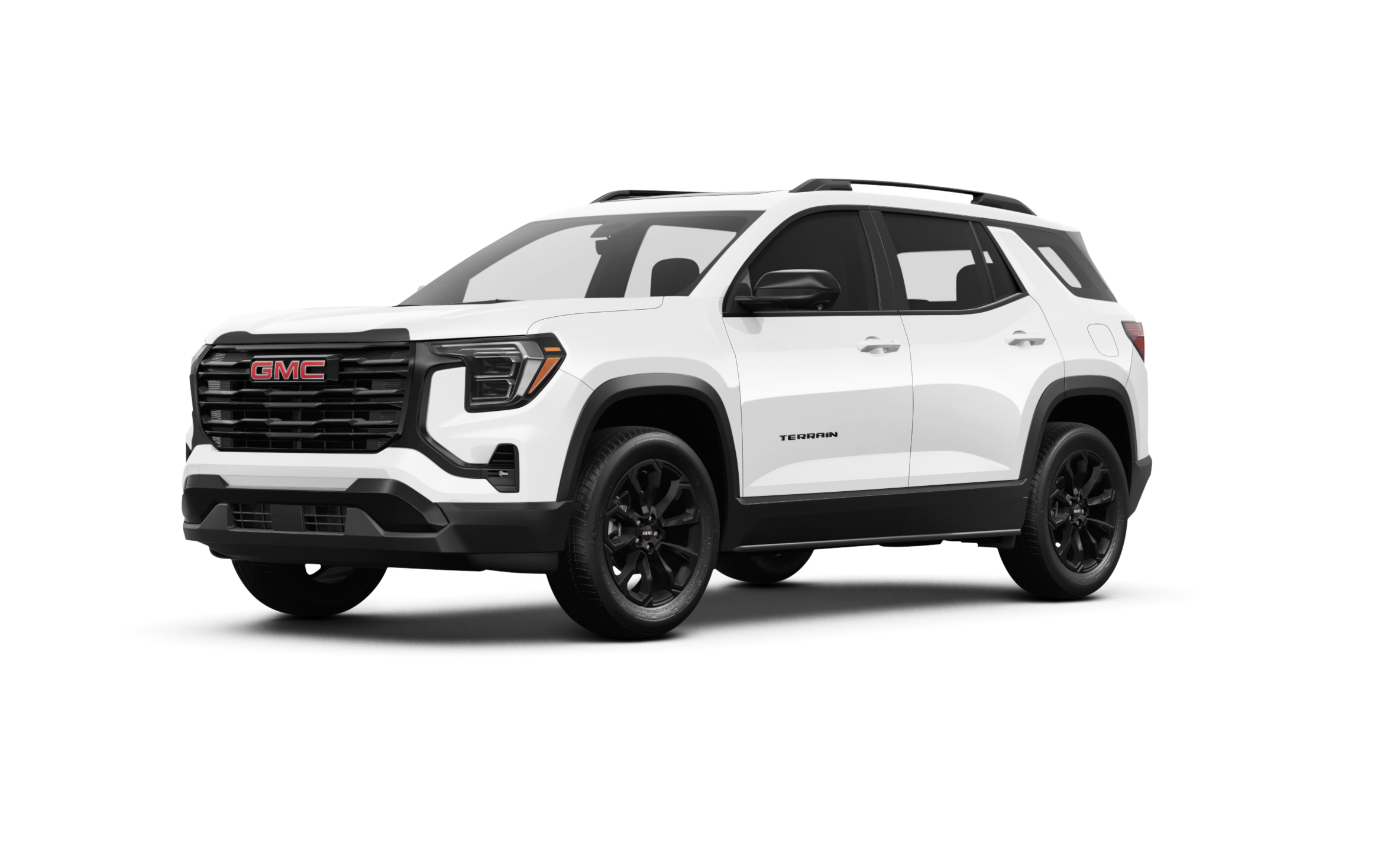 white gmc terrain