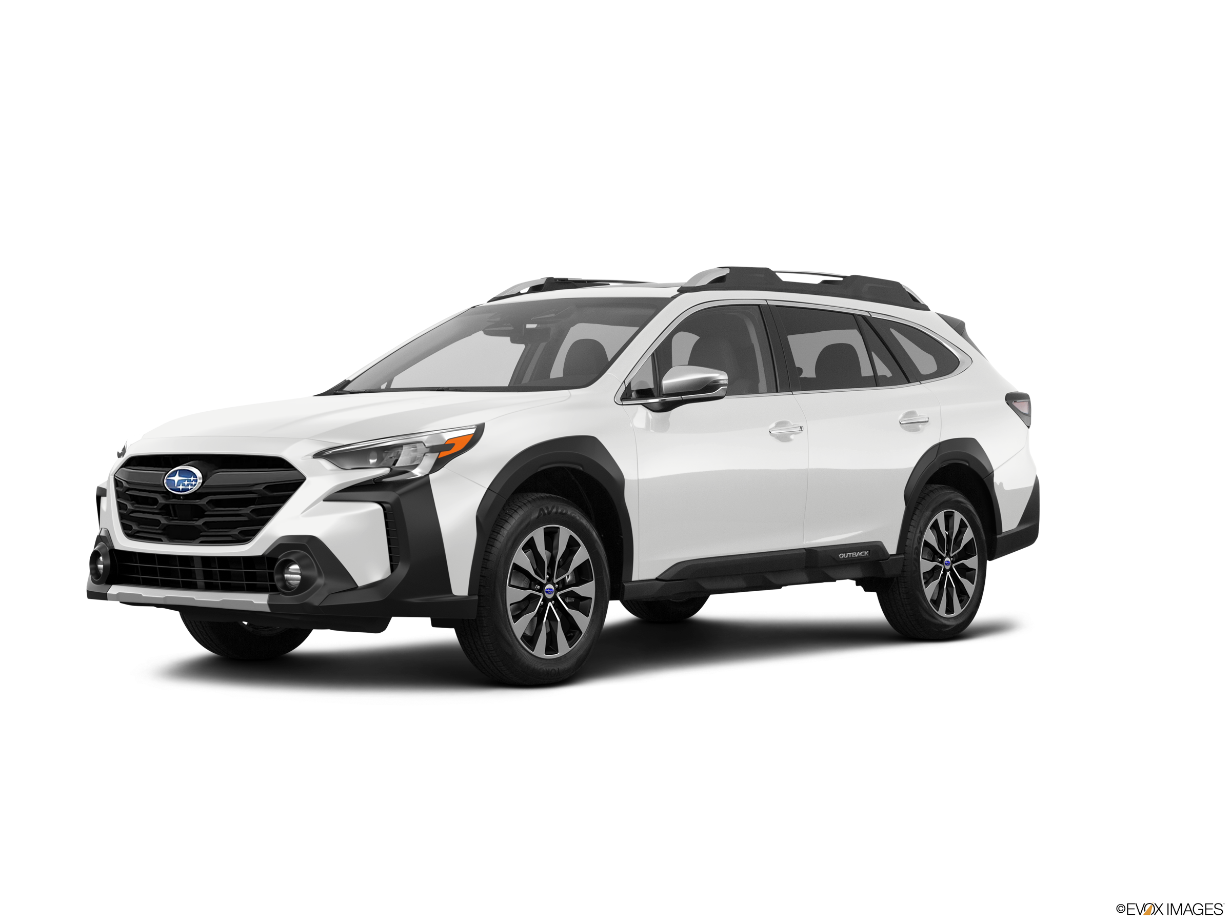 white subaru outback