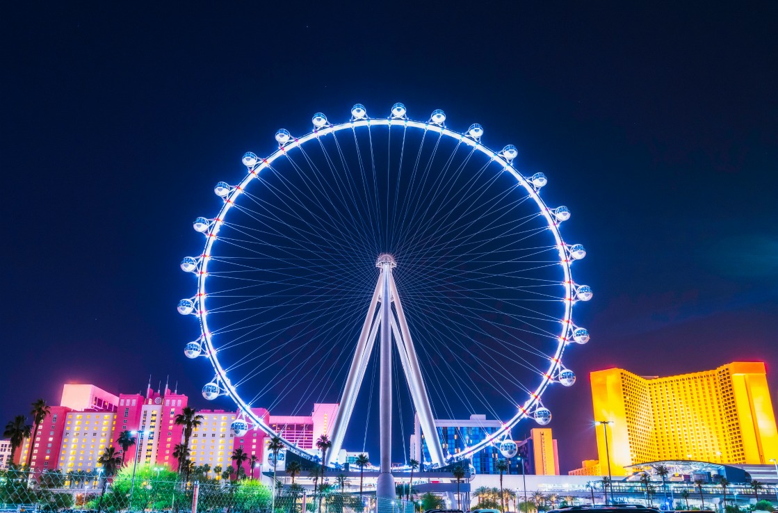 The world’s largest Ferris wheel, the High Roller The world’s largest Ferris wheel, the High Roller