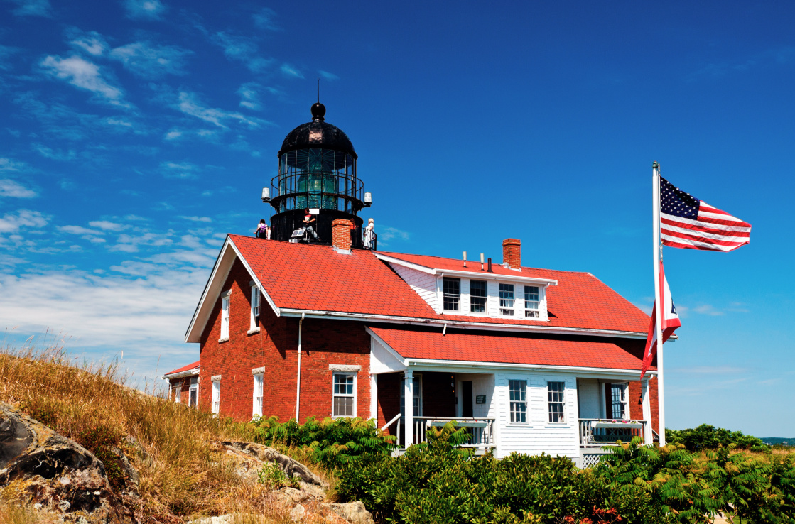 Seguin island Light Station on a sunny day Seguin island Light Station on a sunny day