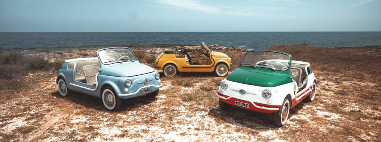 Artistic Alfa And All-Electric Fiat 500 Jolly ‘Spiaggina’ Join Hertz Italy Range