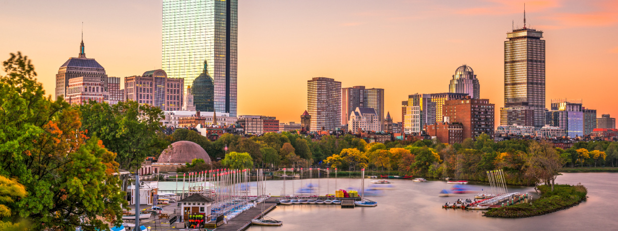 Boston city skyline
