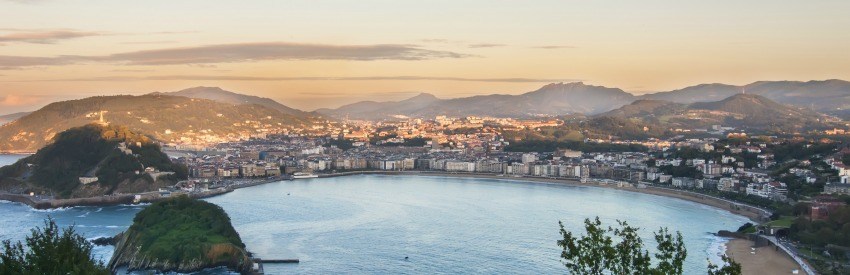 Aerial view of San Sebastian