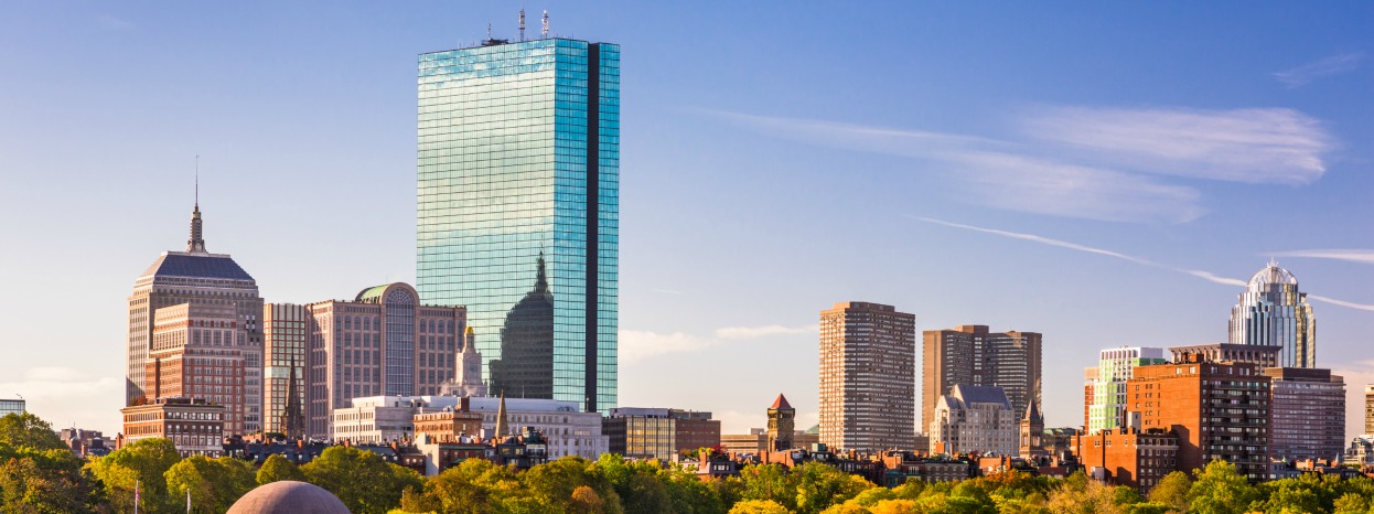 Boston city skyline