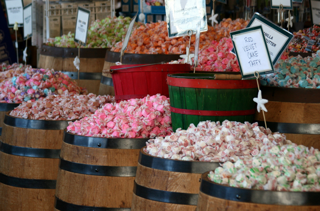 Barrels of taffy Barrels of taffy