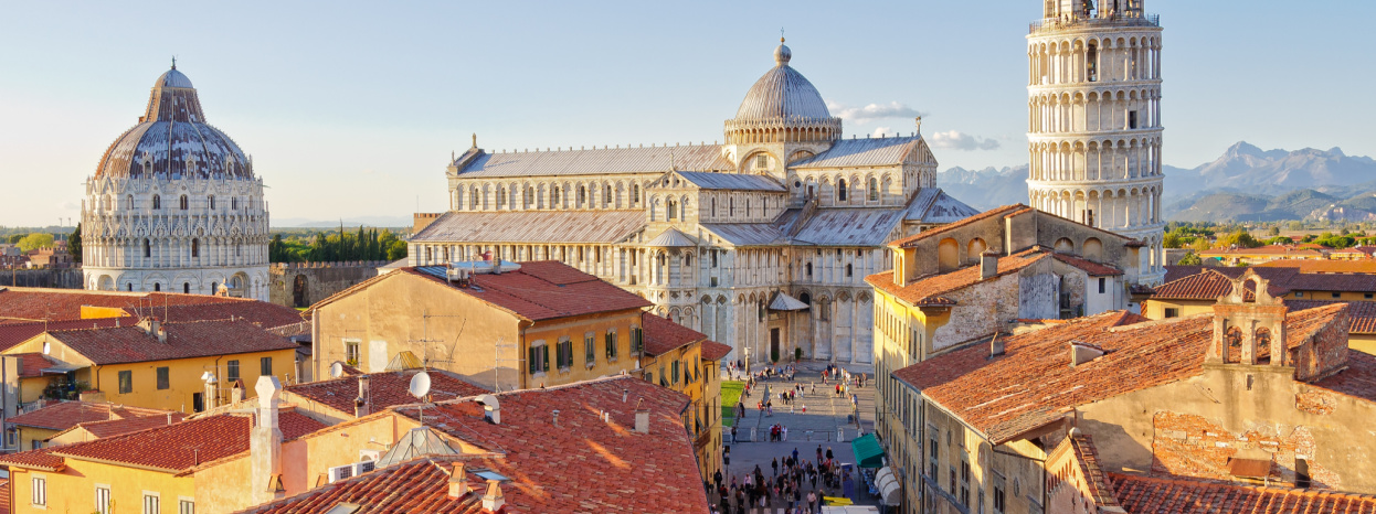 Pisa city skyline