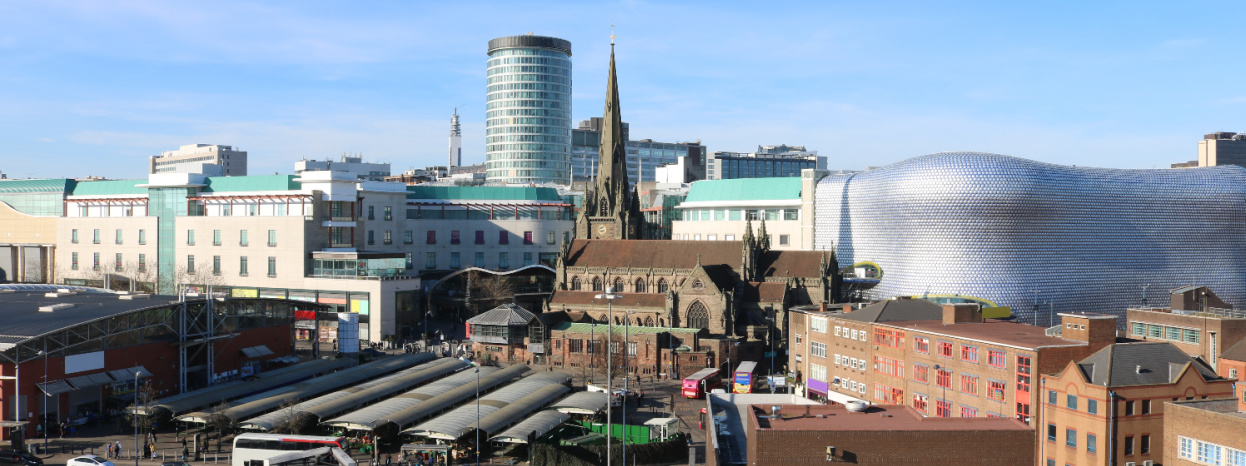 Birmingham city skyline
