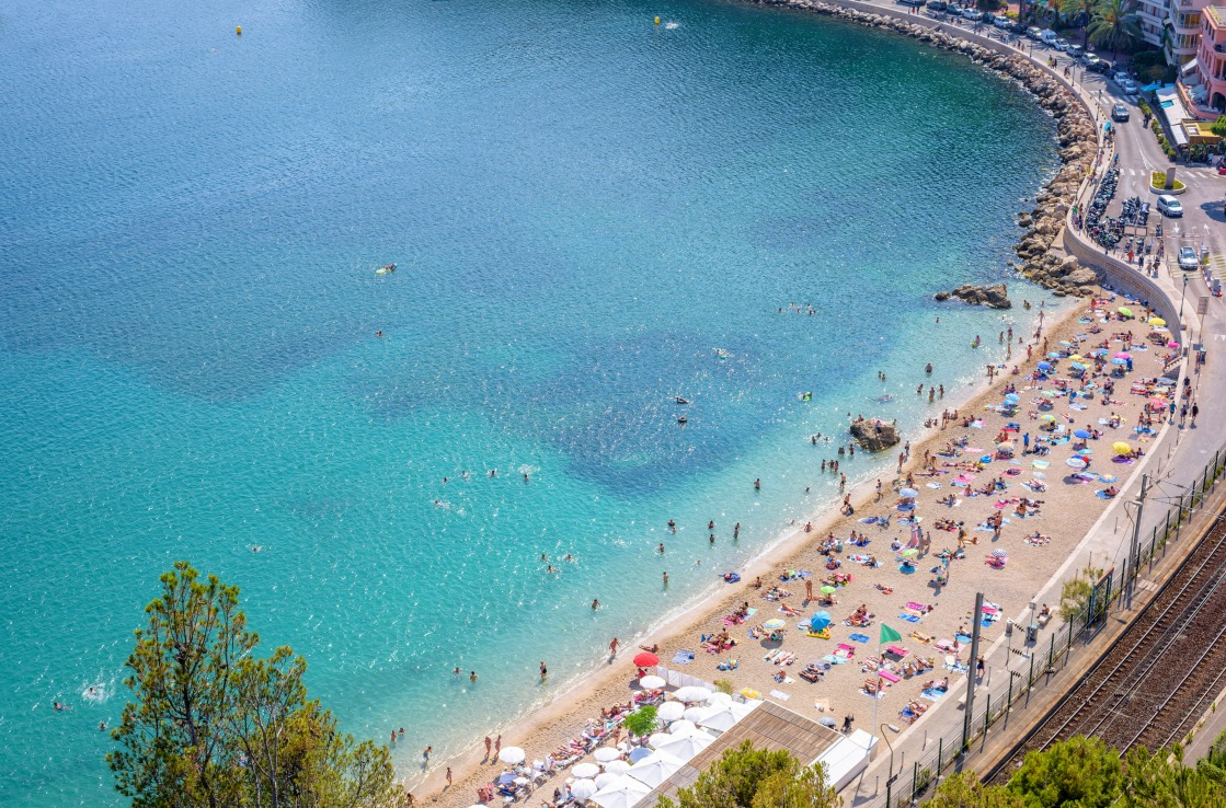 Villefranche beach Villefranche beach