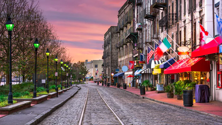 street in savannah