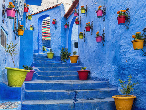 Blue Streets of Marrakech Blue Streets of Marrakech