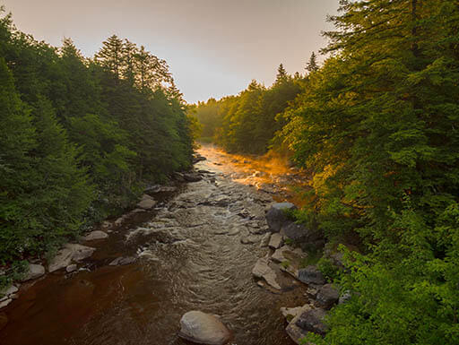 An enchanting view of Blackwater River within Blackwater Falls State Park in West Virginia An enchanting view of Blackwater River within Blackwater Falls State Park in West Virginia