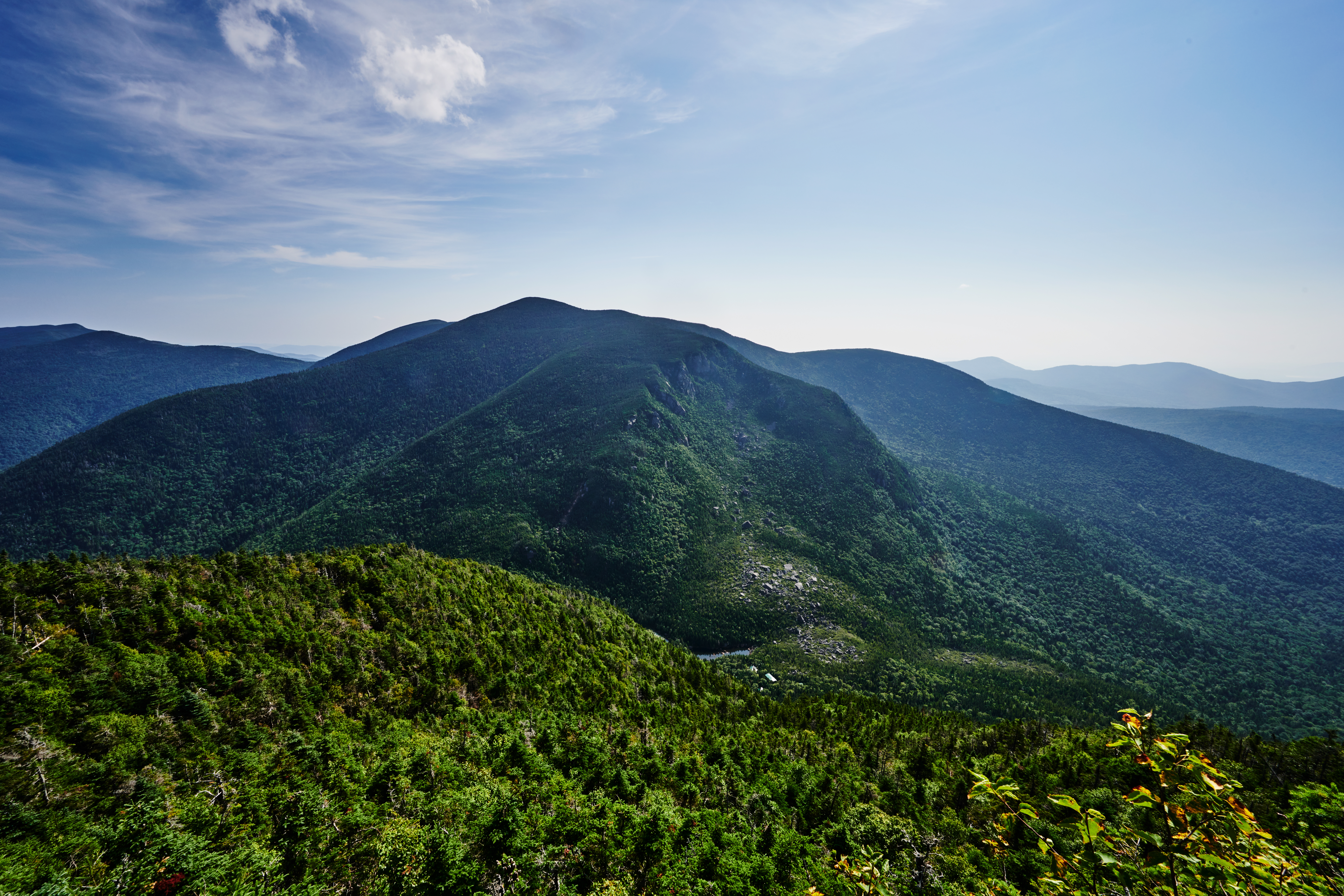 View of the White Mountains from the Wildcat mountain range, White mountains, New Hampshire Mountain Trail Scenic Drive