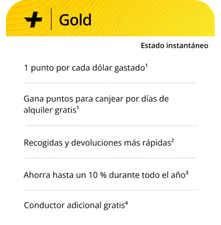 gold card