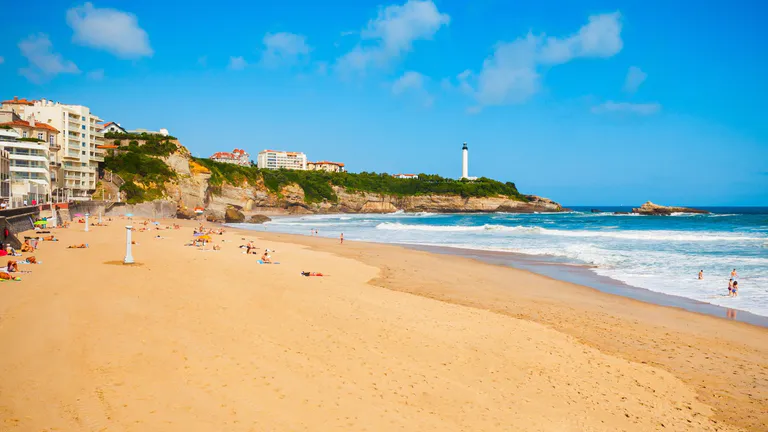 Biarritz beach