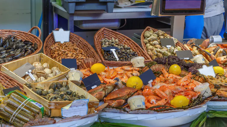 Bayonne market stall