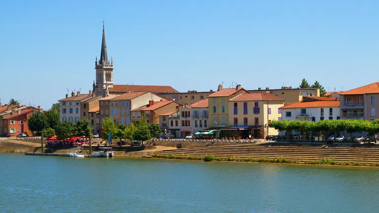 Saône river Mâcon
