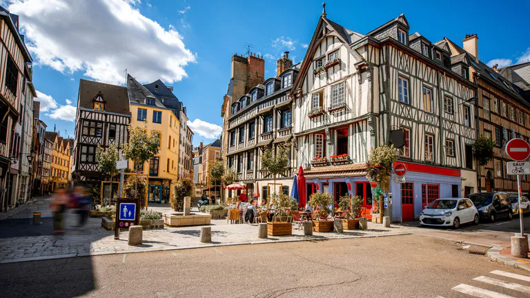 Rouen Old Town.
