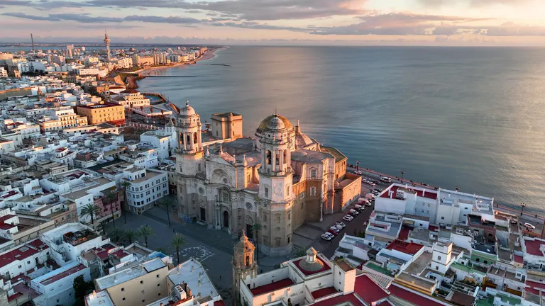 cadiz at sunset