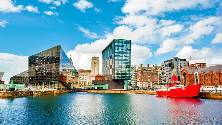 liverpool waterfront river mersey