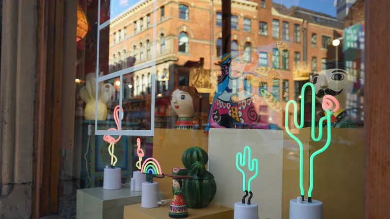 Shop windows, Northern Quarter Manchester