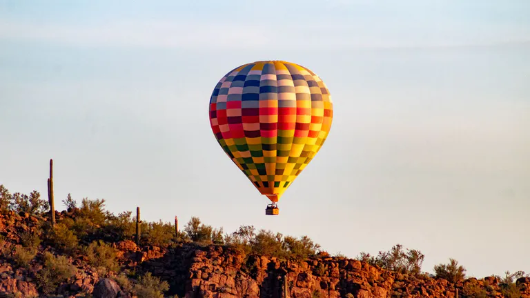 Hot Air Balloon Ride over Sonoran Desert