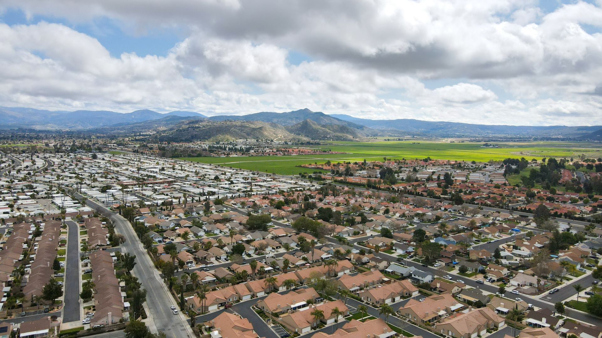 aerial view hemet