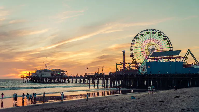 los-angeles-pier-sunset