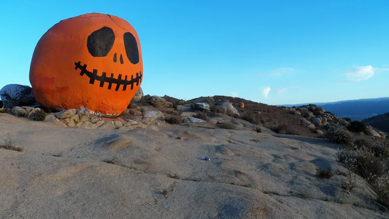 Pumpkin Rock near Ontario, California.