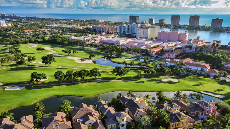 aerial view of boca raton