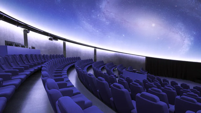 Auditorium of a planetarium