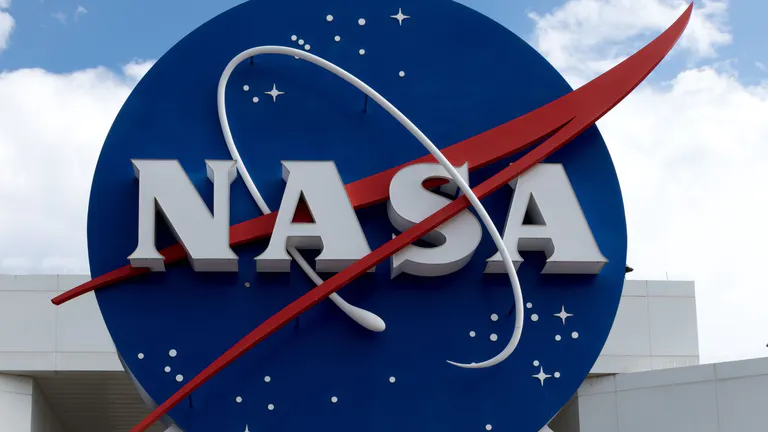 nasa sign at kennedy space center