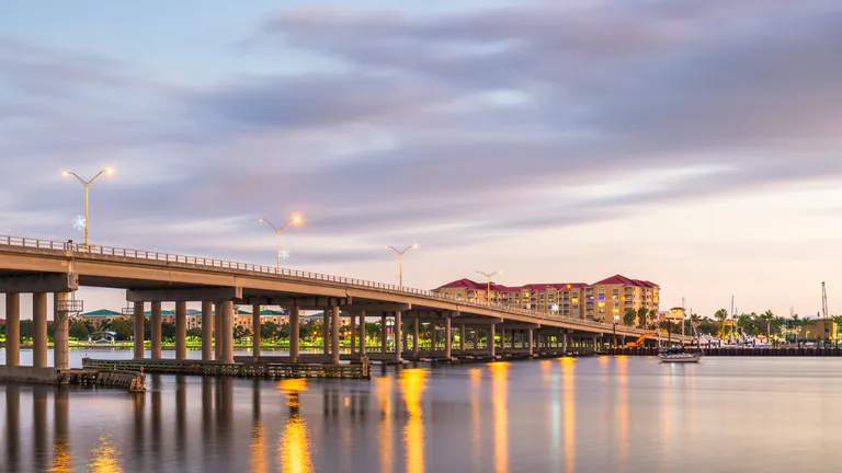 bradenton bridge sunset