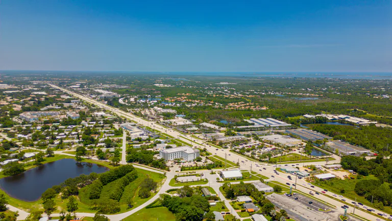 aerial view of stuart florida