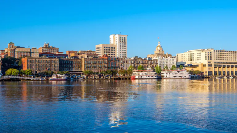 savannah from the water