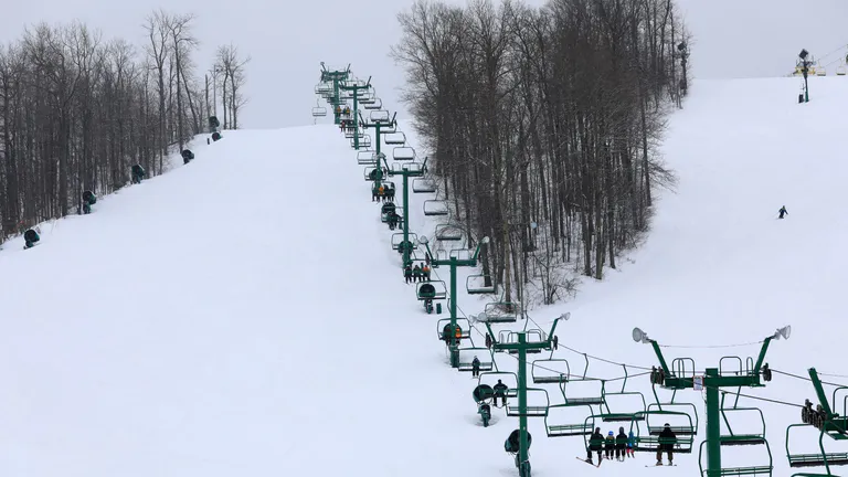 Chairlift in Michigan