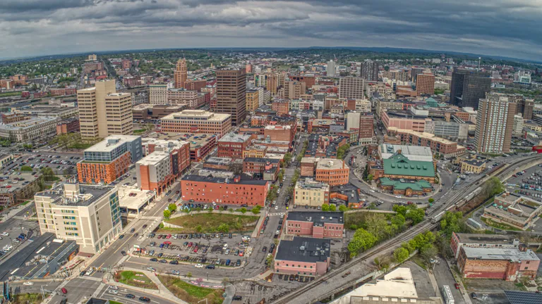 aerial view of syracuse