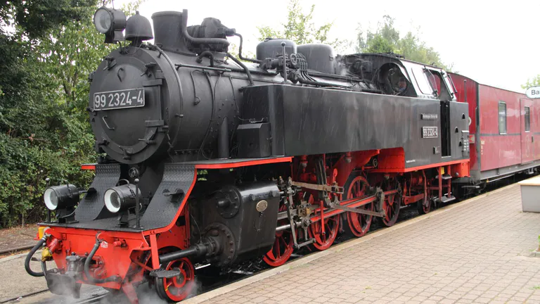 Old steam locomotive