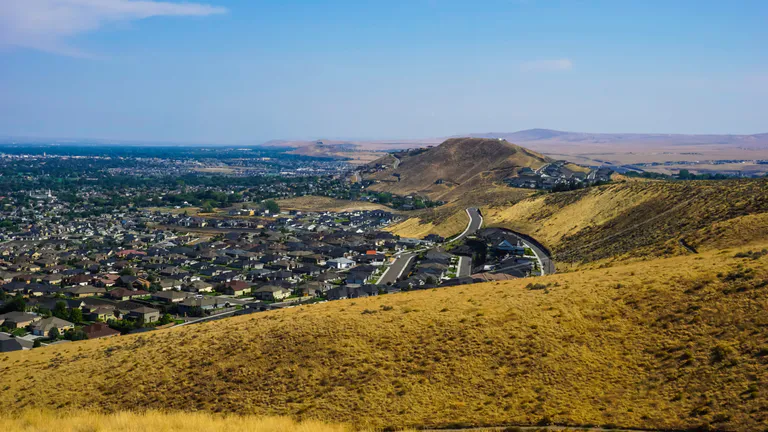 aerial view of pasco