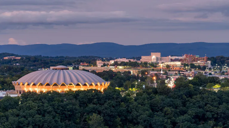 view of the evansdale district