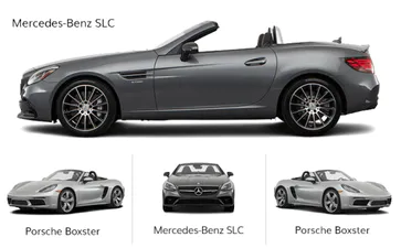 selection of convertible cars
