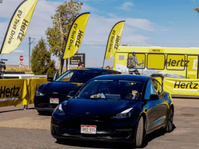 Hertz Hosts EV Test Drive Event at Denver International Airport