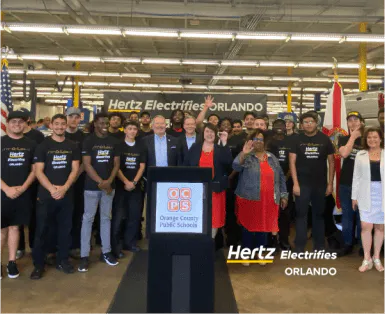 Hertz and Mayor Dyer Launch “Hertz Electrifies Orlando”