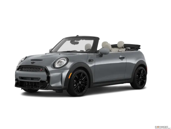 A convertible MINI car